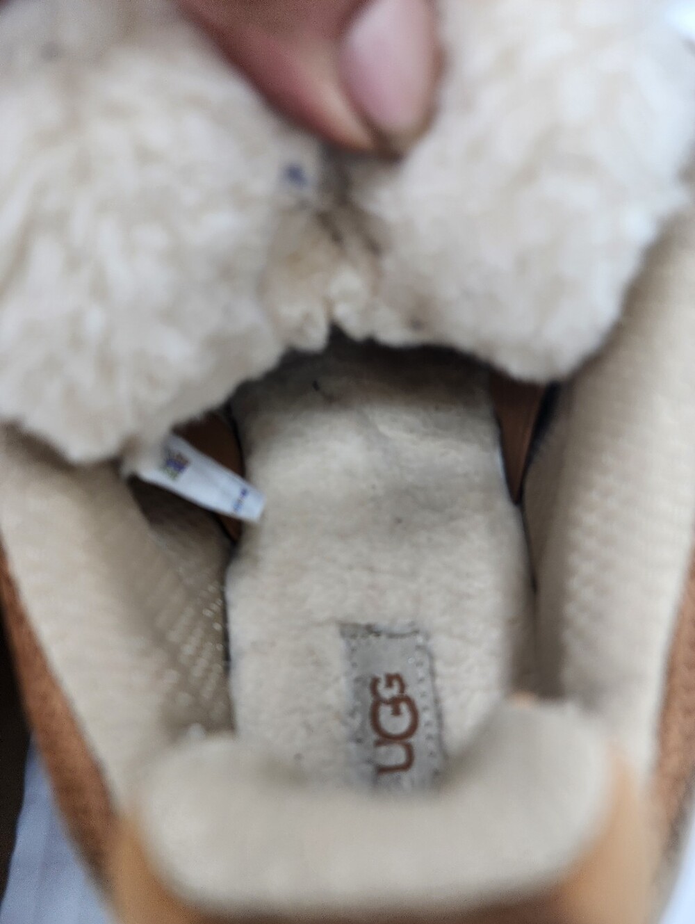 Uggs Lowmel Tan Suede Shearling Lined Sneakers - Picture 12 of 15
